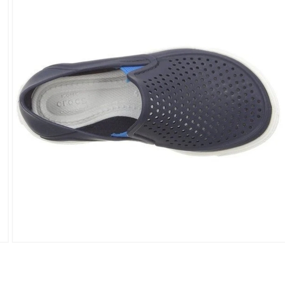 Crocs Citilane Roka Blue White Rubber junior size 3 comfort lightweight NWOT - Picture 3 of 10